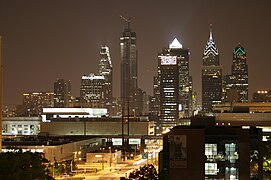 From the west in Drexel University's campus, 2007