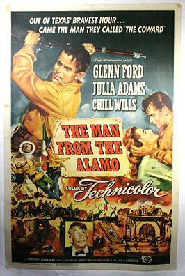 Aanplakbiljet voor The Man from the Alamo