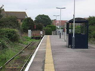 Severn Beach railway station Railway station near Bristol, England