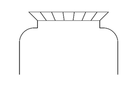 Arc en plate-bande.