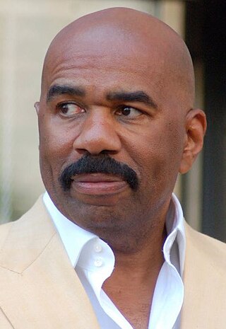 <span class="mw-page-title-main">Steve Harvey</span> American television presenter, actor and comedian (born 1957)