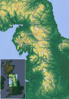 Pennines Range of uplands in Northern England