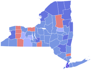 2010 United States Senate special election in New York results map by county.svg