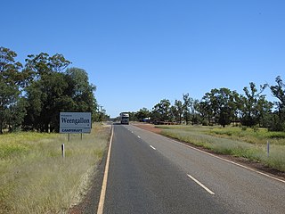 <span class="mw-page-title-main">Weengallon</span> Suburb of Goondiwindi Region, Queensland, Australia