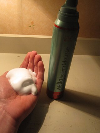 <span class="mw-page-title-main">Hair mousse</span> Hairstyling product