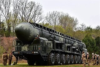 <span class="mw-page-title-main">Hwasong-18</span> North Korean mobile intercontinental ballistic missile