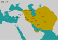 Sasanian Empire (224-651 AD) in 250 AD.