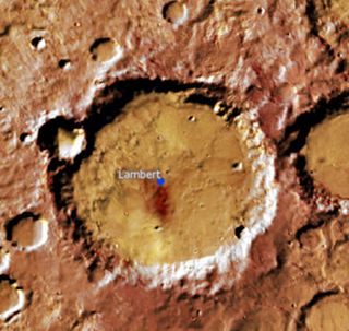 <span class="mw-page-title-main">Lambert (Martian crater)</span> Crater on Mars