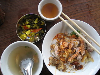 <span class="mw-page-title-main">Meeshay</span> Noodle dish from Myanmar