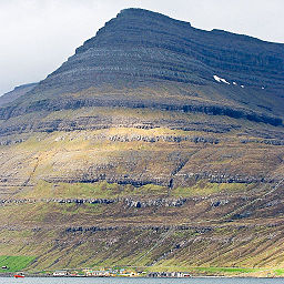 Strond sett från havet.