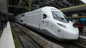 Présentation de la rame no 997 à Paris-Gare-de-Lyon.