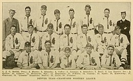 1911 Denver Grizzlies, number 22 1911 Denver Grizzlies.jpg