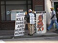 Abortion protest