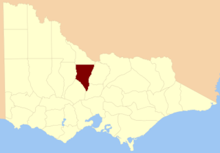 <span class="mw-page-title-main">County of Bendigo</span> Cadastral in Victoria, Australia