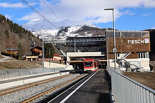 <span class="mw-page-title-main">Fiesch railway station</span> Railway station in Fiesch, Switzerland