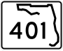 State Road 401 marker