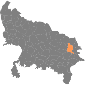 Localisation de District de Gorakhpur गोरखपुर ज़िला