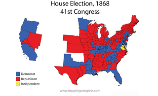 <span class="mw-page-title-main">1868–69 United States House of Representatives elections</span> House elections for the 41st U.S. Congress