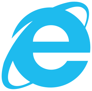 <span class="mw-page-title-main">Internet Explorer</span> Web browser series by Microsoft