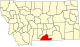 State map highlighting Carbon County