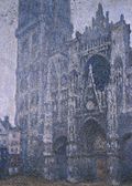 Catedral de Rouen, façana i costat d'Albane. Temps gris, 1894. Musée des Pretendents-Arts de Rouen.