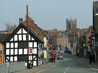 Nantwich Market town in Cheshire, England