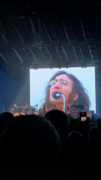 Paul McCartney performing "I've Got a Feeling" video duet with John Lennon on the Got Back tour at Camping World Stadium in Orlando, Florida, 28 May 2022 (02).png