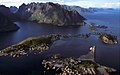 Panorama in località Reine, sulle Isole Lofoten