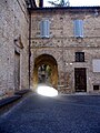 Arch over an alley that meets with San Rufo square