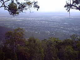 Rockhampton sett från Mount Archer.