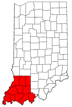 Counties of Southwestern Indiana