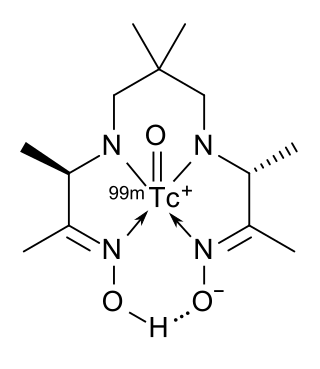 Technetium (<sup>99m</sup>Tc) exametazime Chemical compound