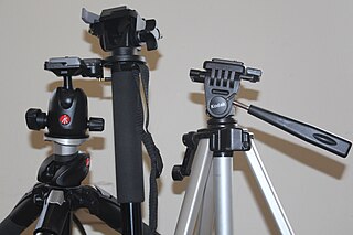 <span class="mw-page-title-main">Tripod head</span> Part of a tripod system