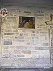 Re-used reliefs as decoration in Santa Maria in Trastevere, Rome