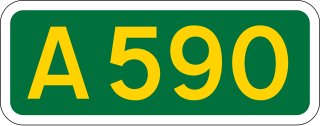 <span class="mw-page-title-main">A590 road</span> Trunk road in north west England