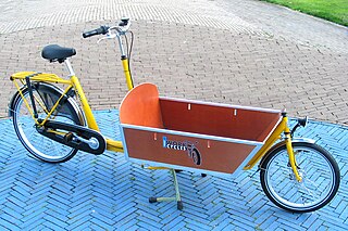 <span class="mw-page-title-main">Cargo bike</span> Human powered vehicle to carry goods