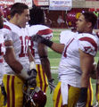 Linebackers Brian Cushing and Thomas Williams