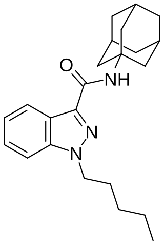 <span class="mw-page-title-main">APINACA</span> Chemical compound