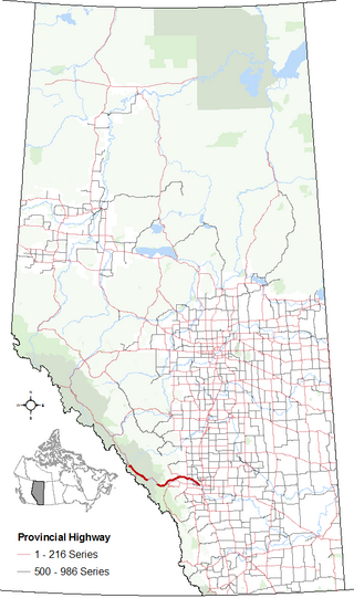 <span class="mw-page-title-main">Alberta Highway 1A</span> Designation for two disconnected sections of provincial highway in Alberta, Canada