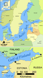 Gulf of Finland Arm of the Baltic Sea