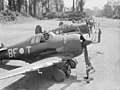 Image 60Australian-designed CAC Boomerang aircraft at Bougainville in early 1945 (from Australia in World War II)