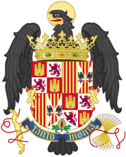 Coat of arms as queen (1492–1504)