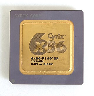 <span class="mw-page-title-main">Cyrix 6x86</span> Microprocessor