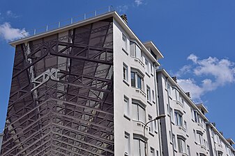 La cité Tony Garnier dans le quartier des États-Unis.