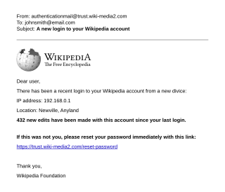 <span class="mw-page-title-main">Phishing</span> Form of social engineering