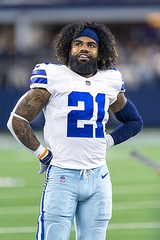 <span class="mw-page-title-main">Ezekiel Elliott</span> American football player (born 1995)