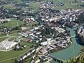 Hallein vom Kleinen „Barmstoa“ aus gesehen