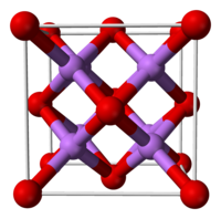 Kristalstructuur van lithiumoxide