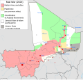 Image 12Military situation in Mali (2023). For a detailed map, see here. (from Mali)