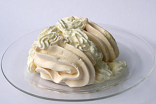 <span class="mw-page-title-main">Meringue</span> Type of dessert or candy